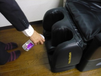 マッサージ器フット部の防臭
